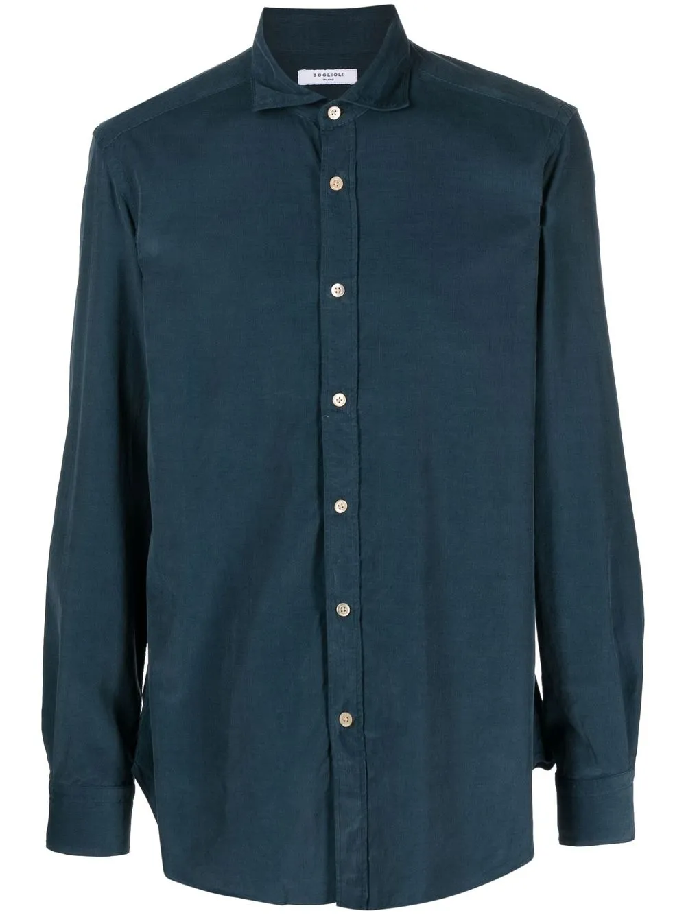 

Boglioli spread-collar long-sleeve shirt - Blue