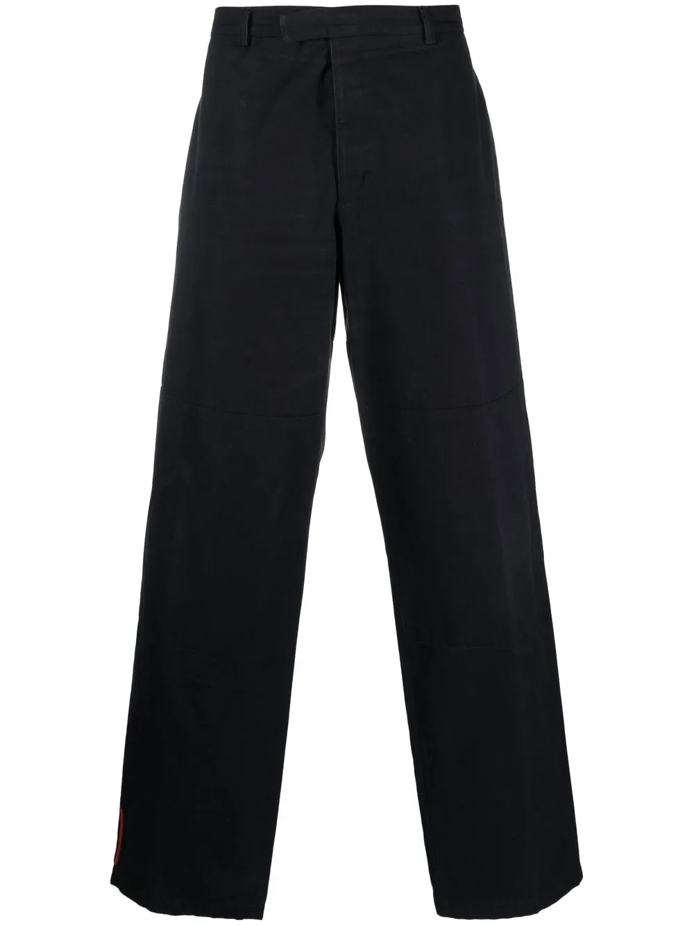 

Prada Pre-Owned 1990s straight-legged cotton trousers - Blue