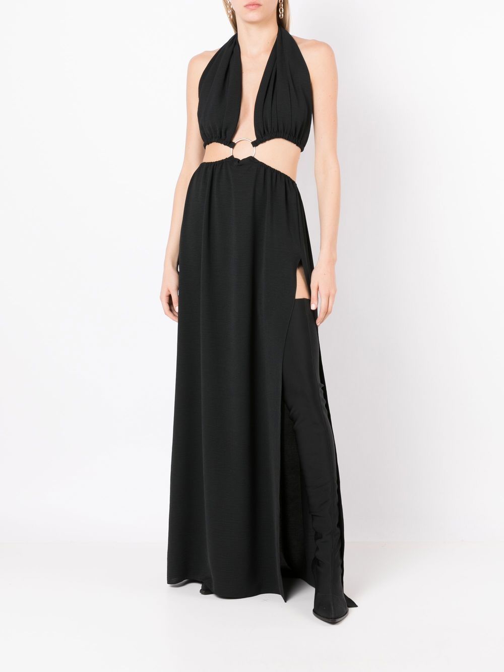 Shop Olympiah Cut-out Maxi Dress In Black