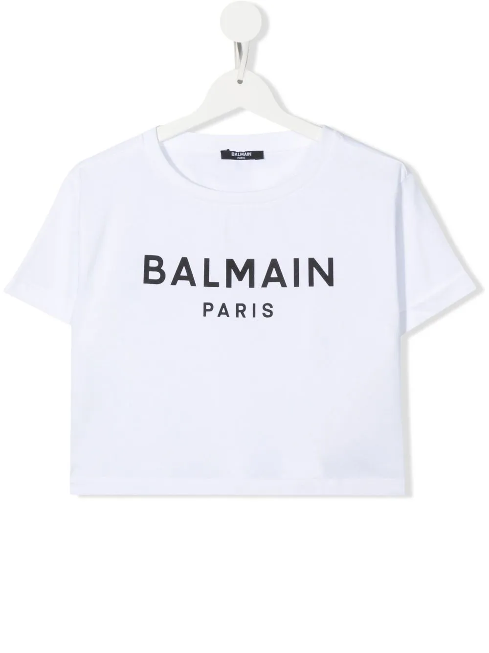 

Balmain Kids playera con logo estampado - Blanco