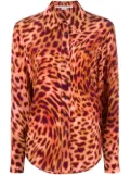 Stella McCartney leopard-print silk shirt - Pink