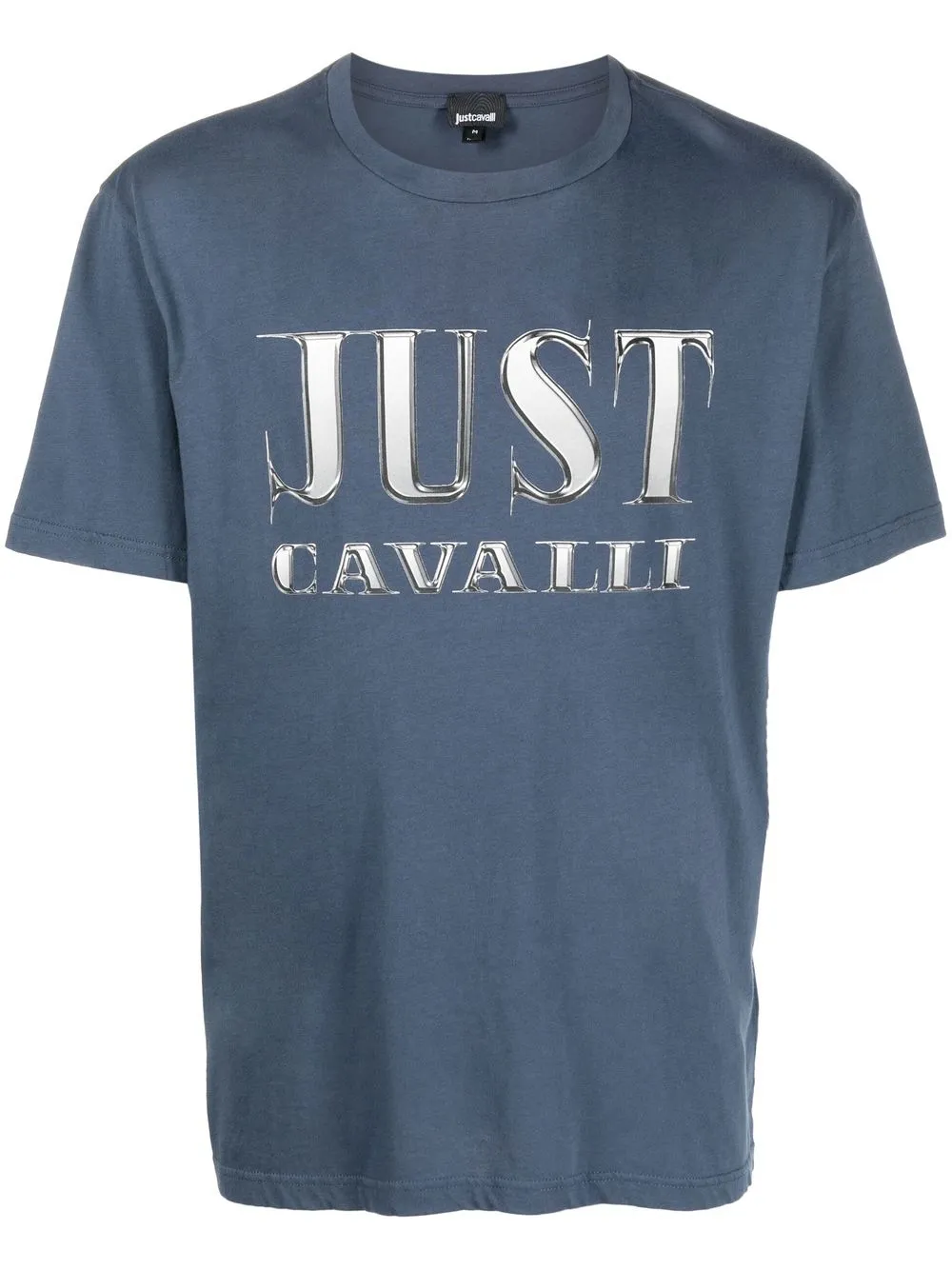 

Just Cavalli playera manga corta con logo estampado - Azul