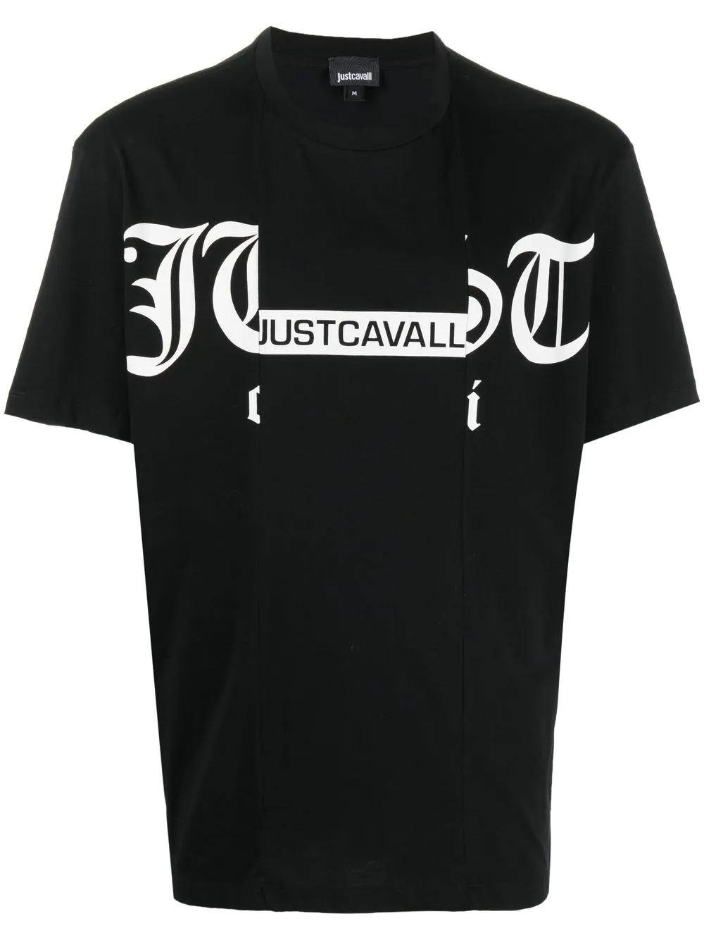 

Just Cavalli playera con logo estampado - Negro