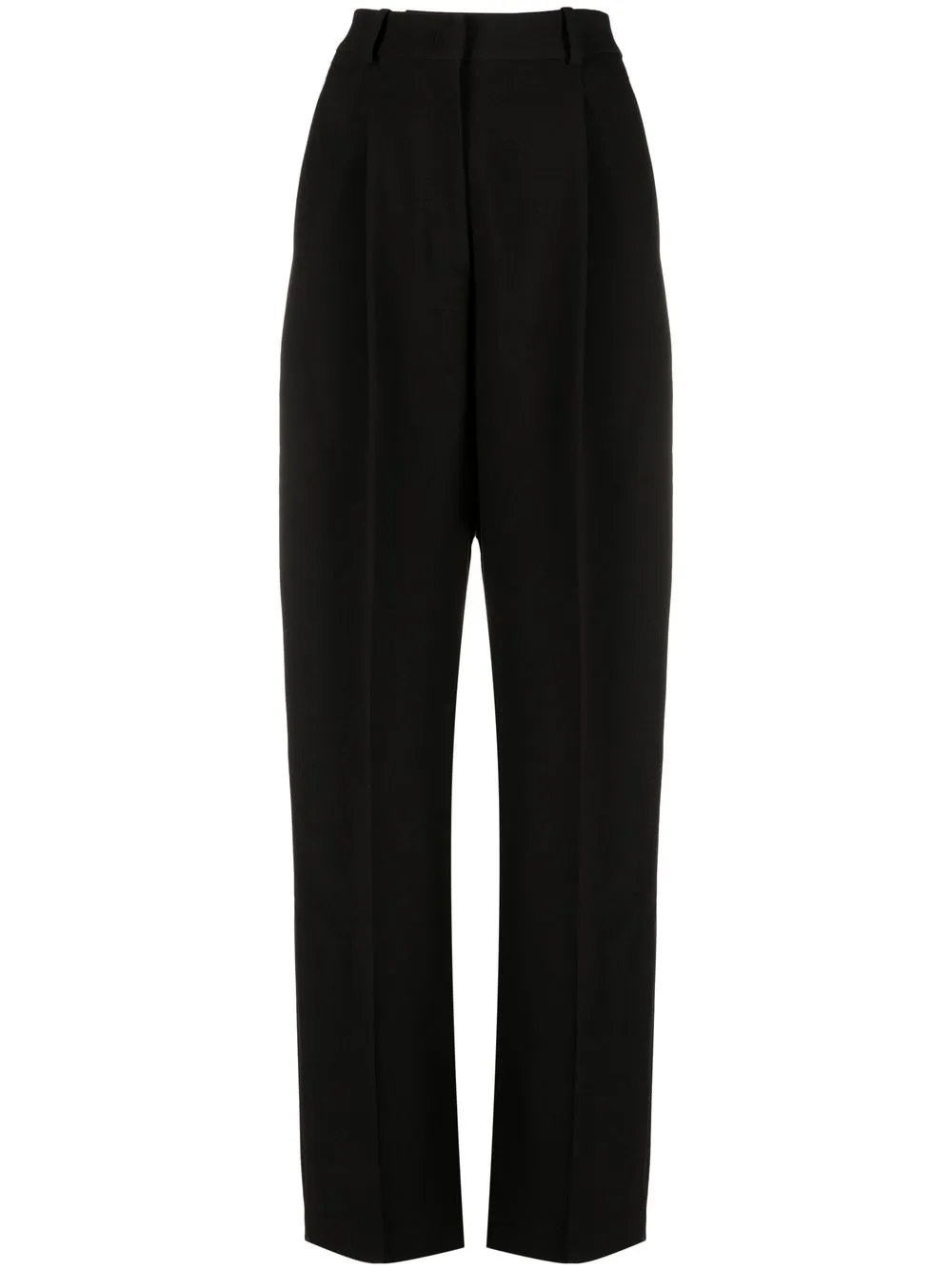 

Just Cavalli pantalones anchos con tiro alto - Negro