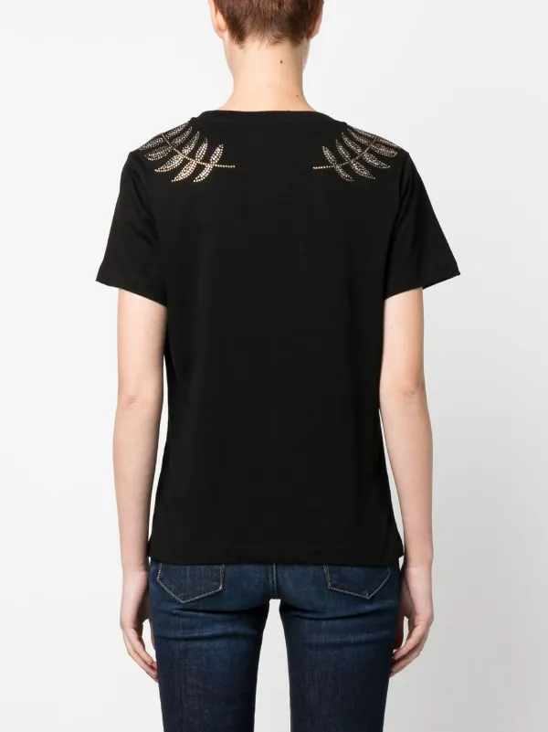 Just Cavalli logo-print Embellished T-shirt - Farfetch