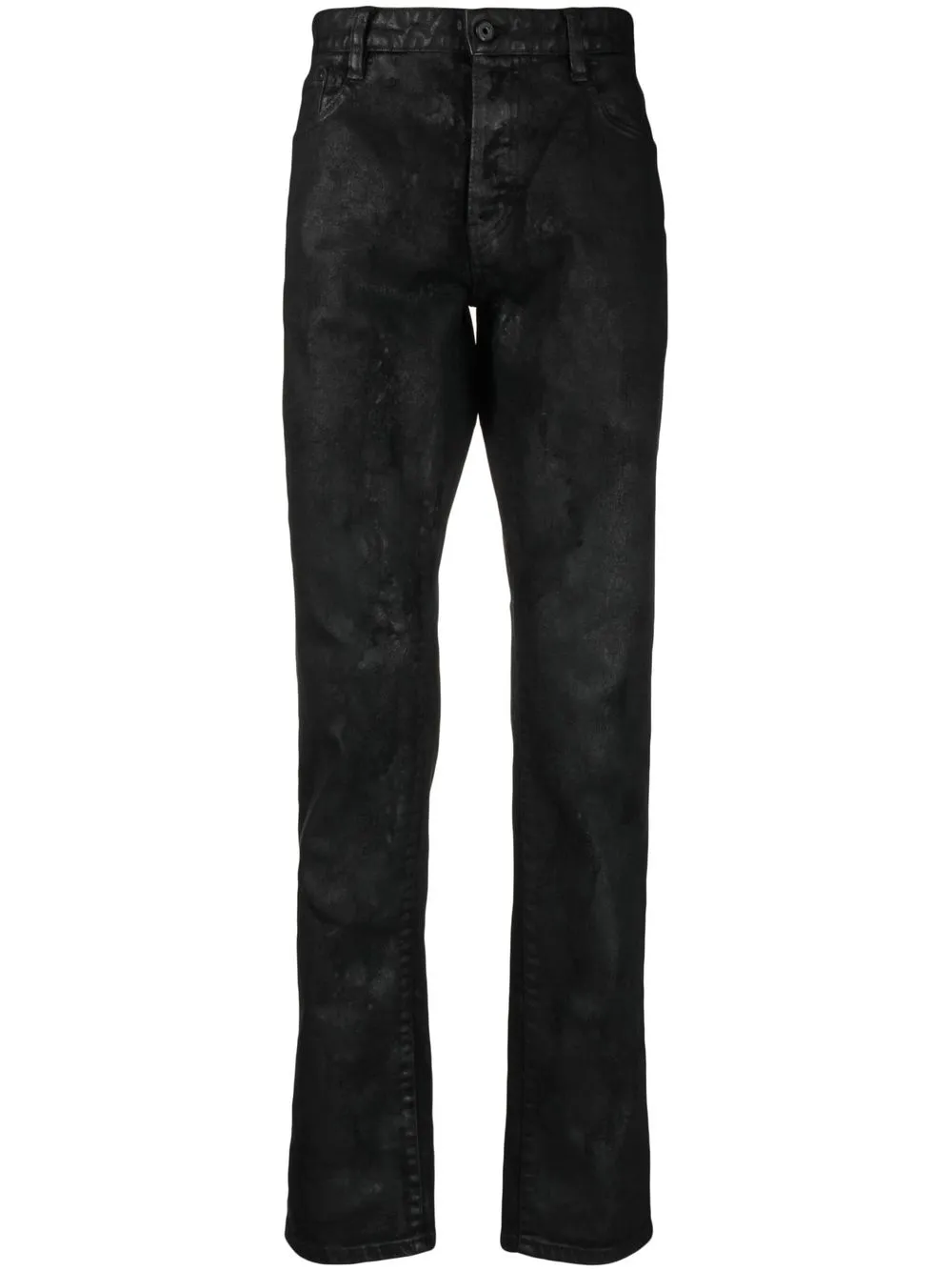 

Just Cavalli jeans slim revestidos - Negro