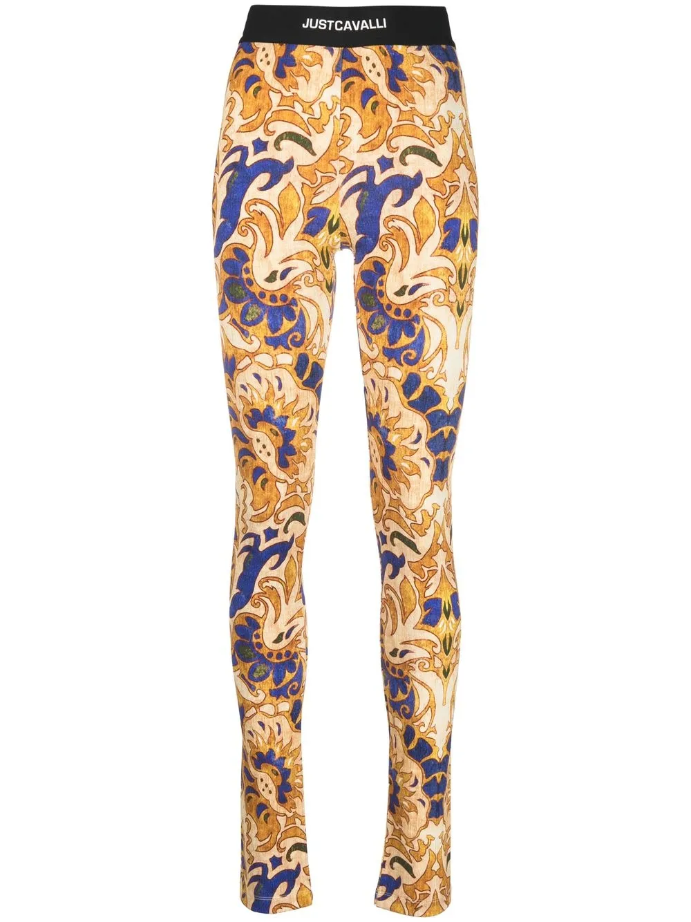 

Just Cavalli graphic-print leggings - Orange