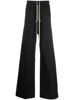 Farfetch Uomo Abbigliamento Pantaloni e jeans Pantaloni Pantaloni a zampa Pantaloni a gamba ampia Geth Belas Nero 