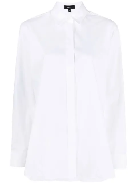 Theory long-sleeve button-up shirt