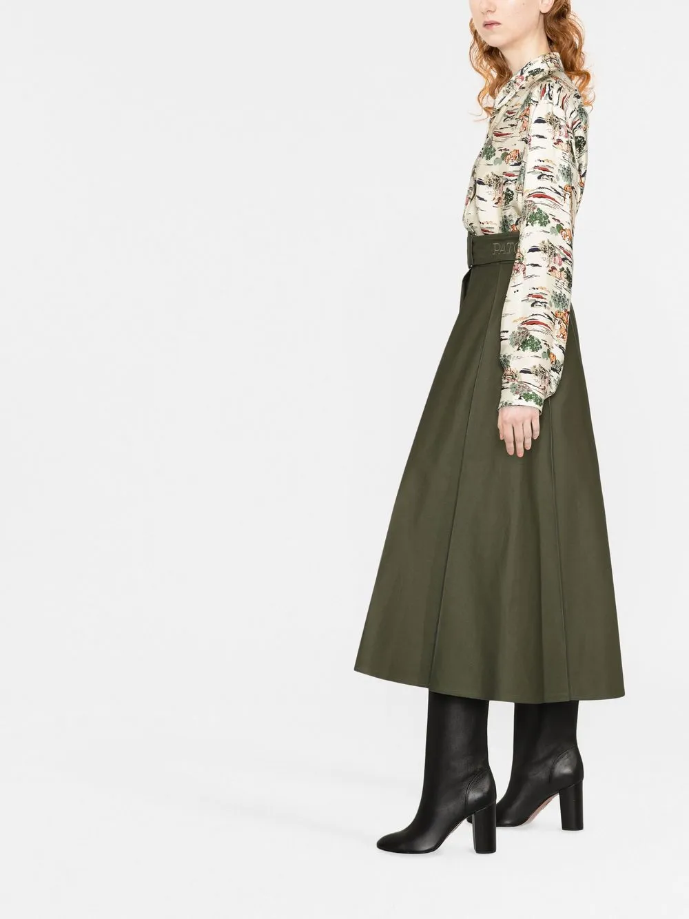 Patou ハイウエスト プリーツスカート - Farfetch