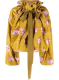 Patou long puff sleeve blouse - Yellow