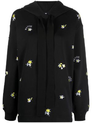 Patou floral embroidered Drawstring Hoodie Farfetch