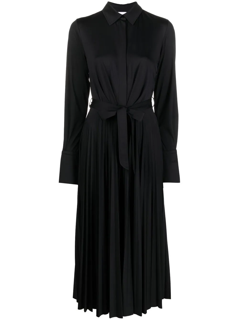 

Patou pleated-skirt maxi dress - Black