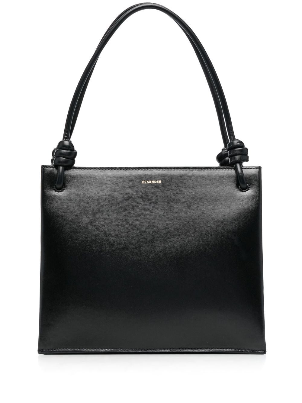 

Jil Sander tote con logo estampado - Negro