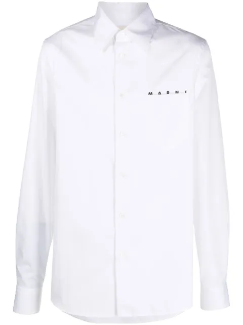 Marni camisa con botones y logo
