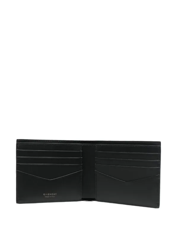 Givenchy Textured Leather Folding Wallet | Black | FARFETCH