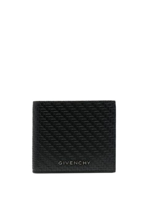 Givenchy textured leather folding wallet Men