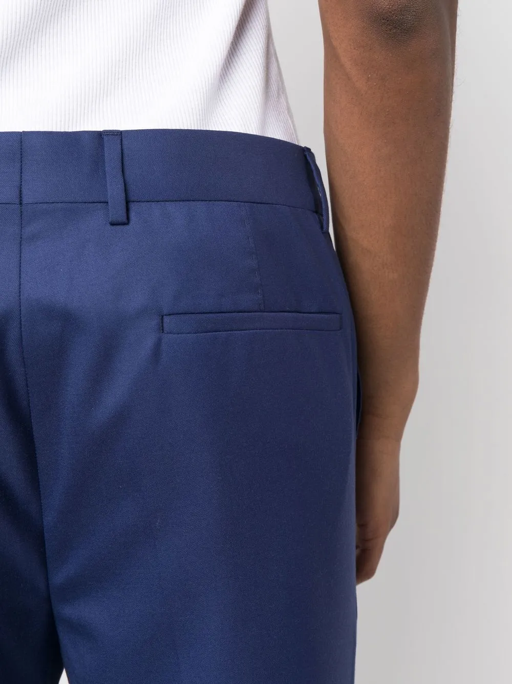 Brunello Cucinelli Cropped pantalon Blauw