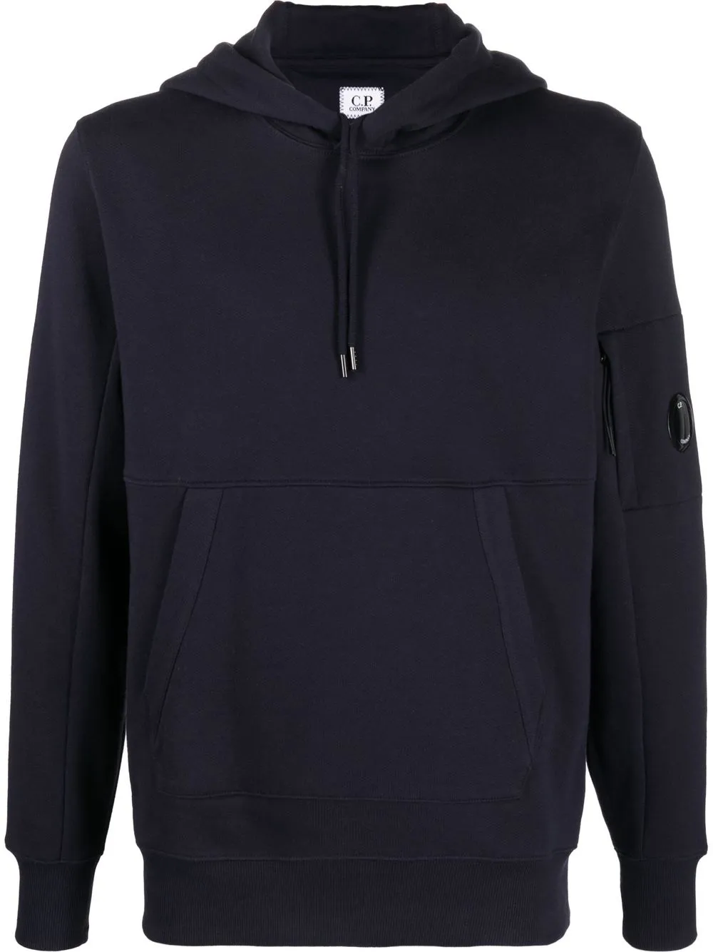 

C.P. Company Lens-detail drawstring hoodie - Blue