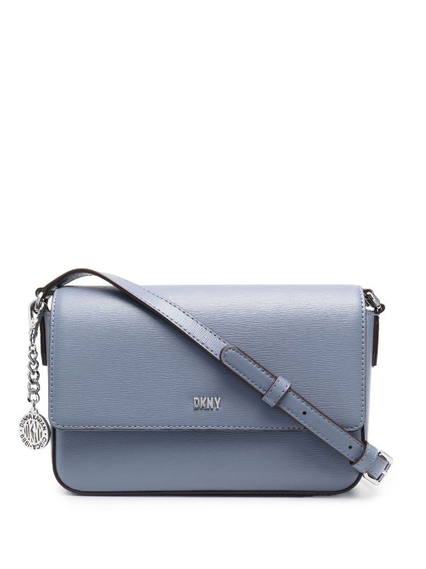 dkny grey shoulder bag