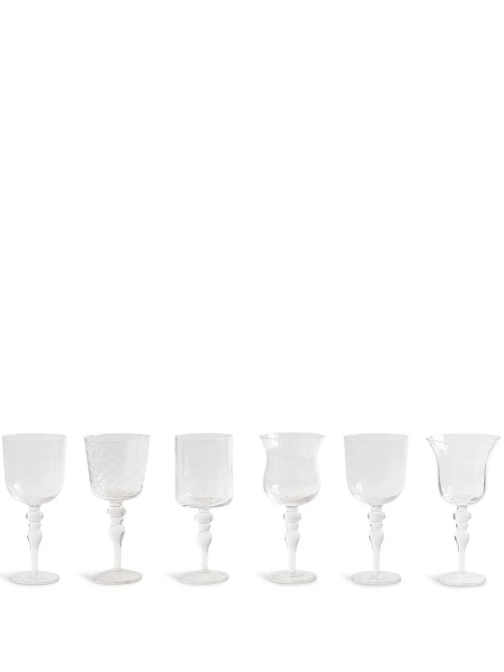 

Bitossi Home set de seis vasos Assorted Goblets - Blanco