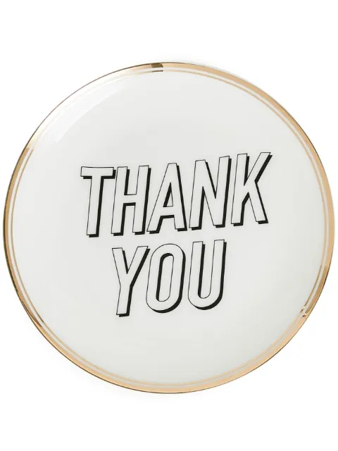 Bitossi Home set-of-six Thank you plate