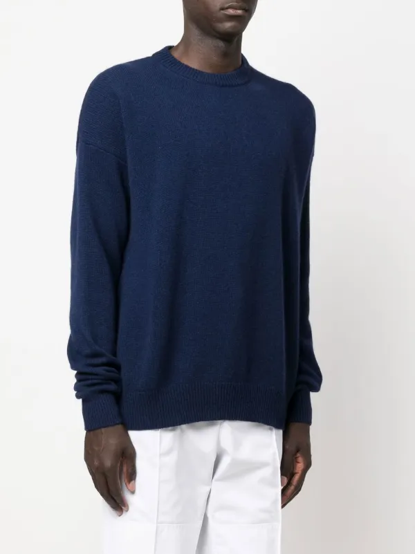 Jil Sander クルーネック カシミアセーター | ブルー | FARFETCH JP