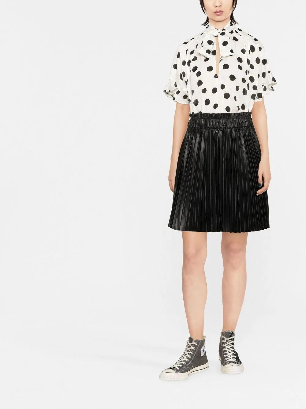  Red Valentino High-waisted Skirt - Black 