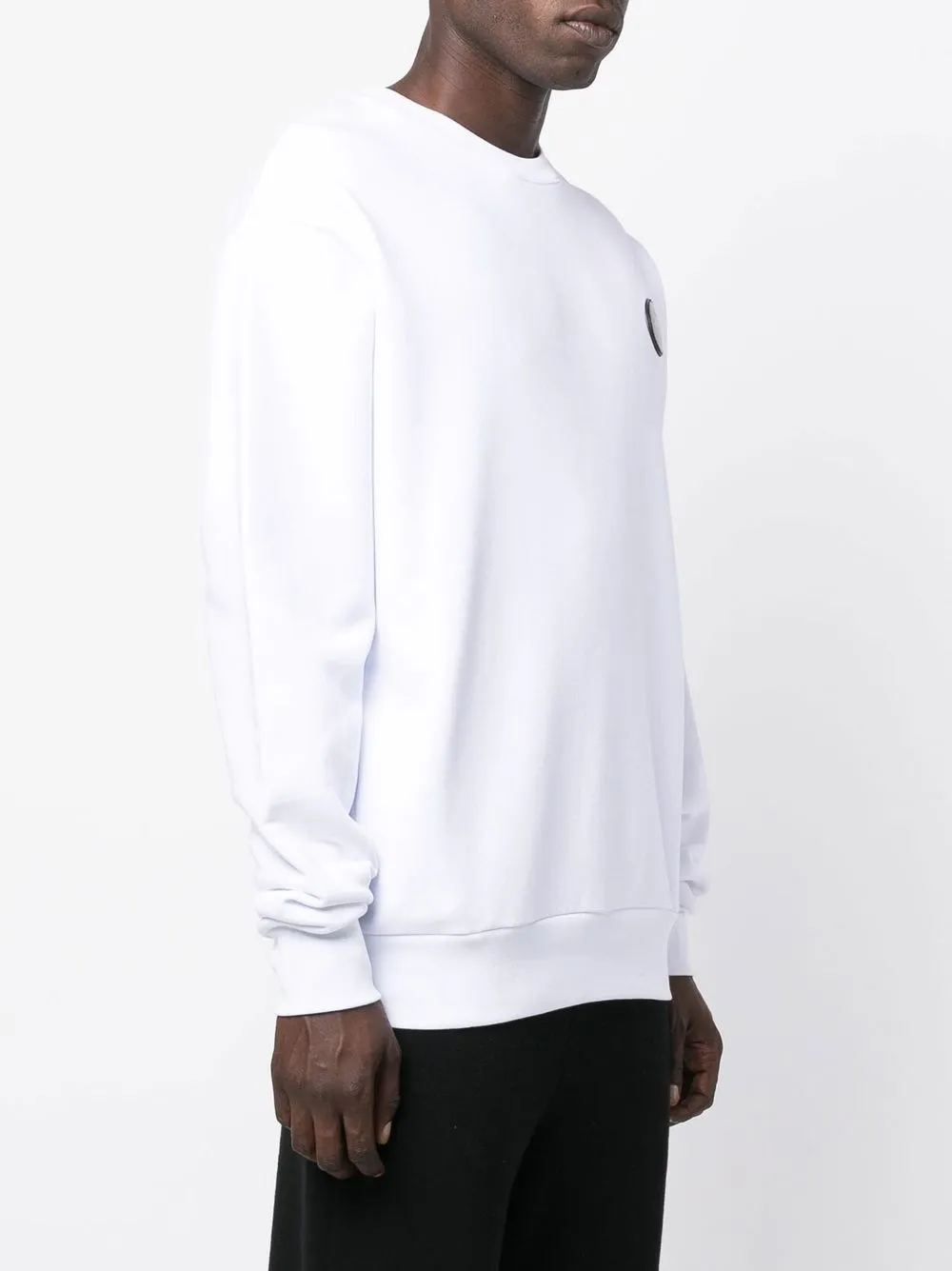 Plein Sport Statement Logo-print Sweatshirt In White