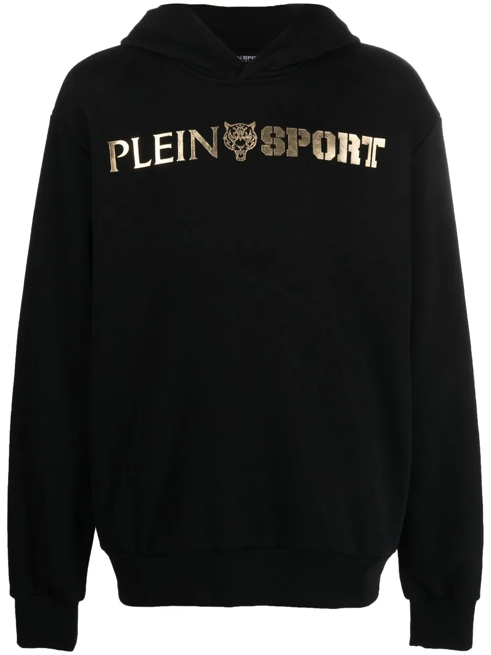 

Plein Sport hoodie con logo estampado - Negro