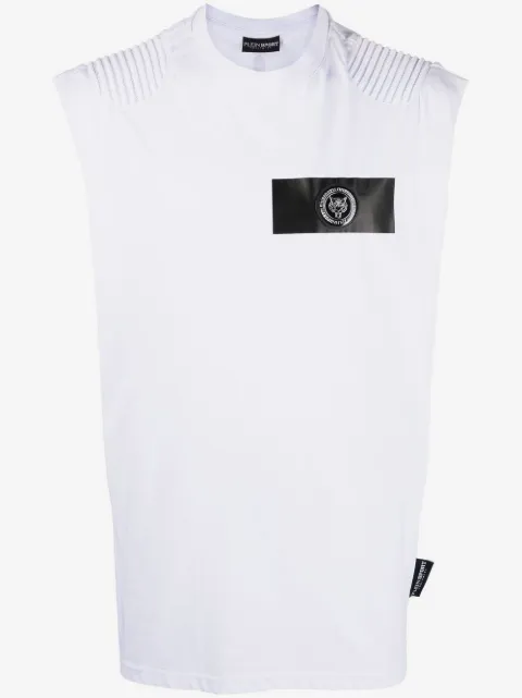 Plein Sport playera con parche del logo