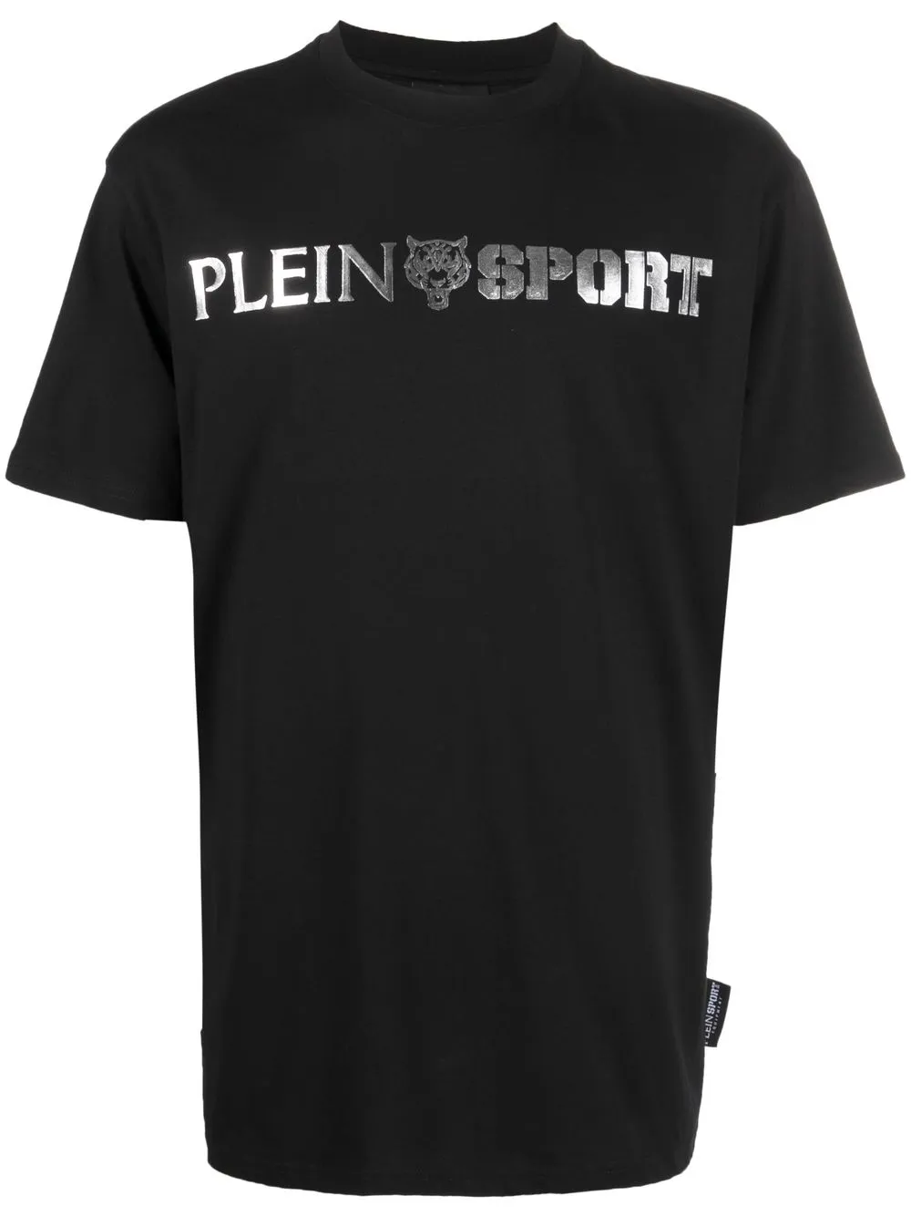 

Plein Sport playera con logo estampado - Negro