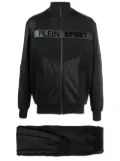 Plein Sport logo plaque tracksuit set - Black