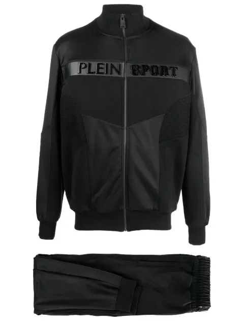 Plein Sport logo plaque tracksuit set