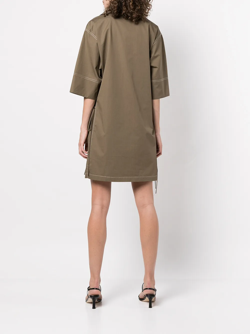 poplin shirt dress