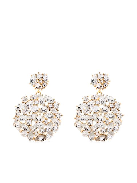Kenneth Jay Lane crystal-embellished drop earrings