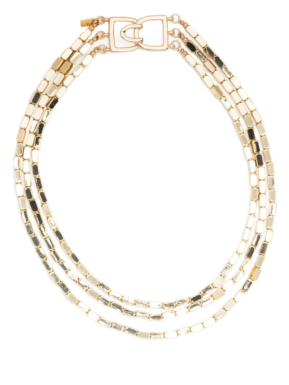 

Kenneth Jay Lane gold-plated bead necklace