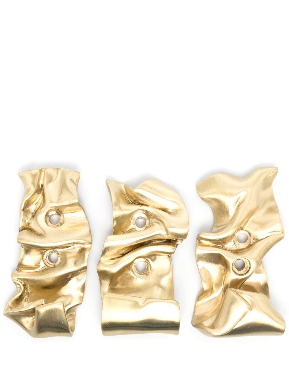 Completedworks Wall Hooks Set Of 3 In Gold