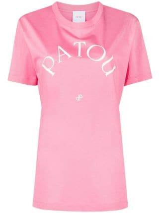 Patou logo-print Cotton T-Shirt - Farfetch