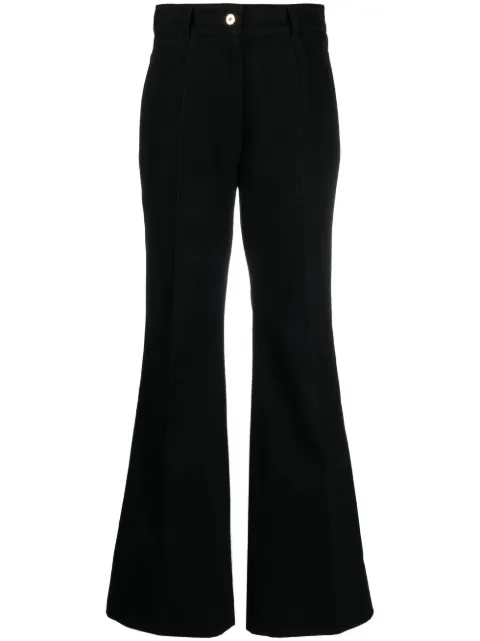 Patou pantalones de vestir acampanados