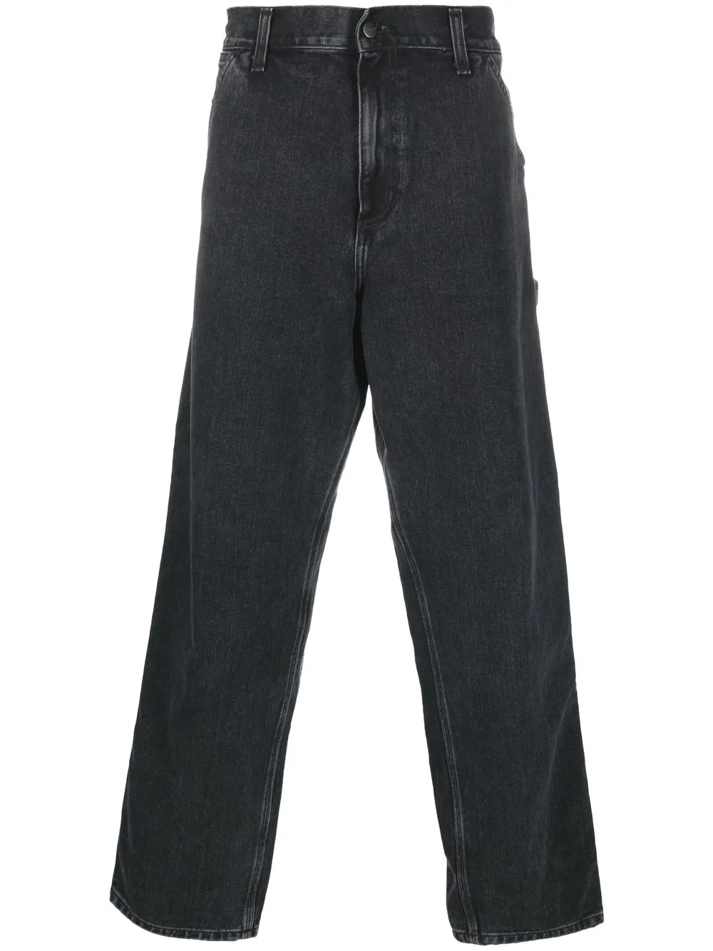 

Carhartt WIP jeans rectos con tiro medio - Negro