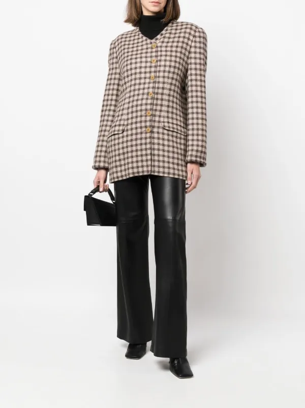 Giorgio Armani アルマーニ ハウンドトゥースジャケット 新品未使用 Giorgio Armani Pre-Owned 1980s ハウンドトゥース ジャケット