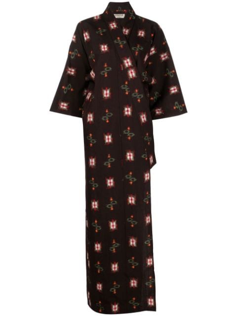 A.N.G.E.L.O. Vintage Cult 1990s patterned long kimono