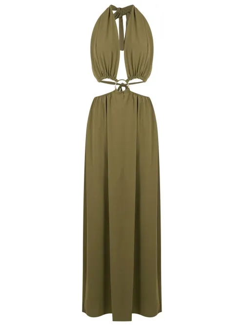 Robe longue à découpes - Olympiah - Modalova