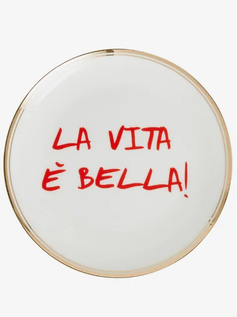 Bitossi Home assiette La Vita è Bella