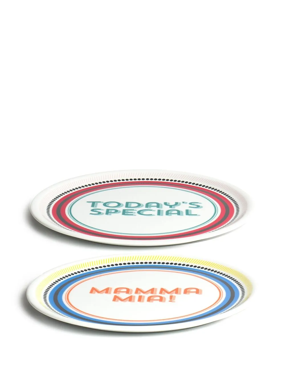  Bitossi Home Assorted Six-set Pizza Plates - White 