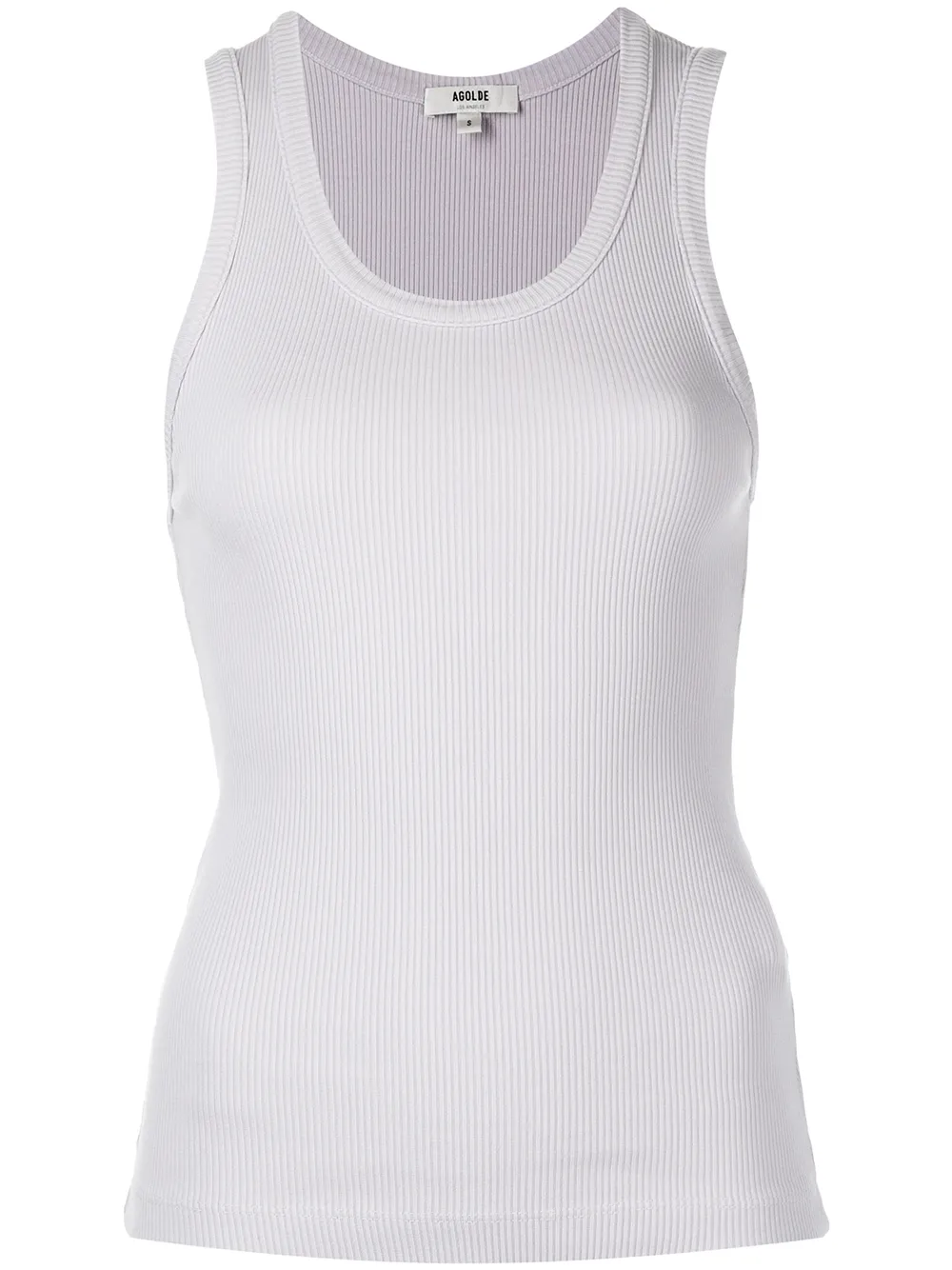 

AGOLDE Poppy ribbed tank top - Purple