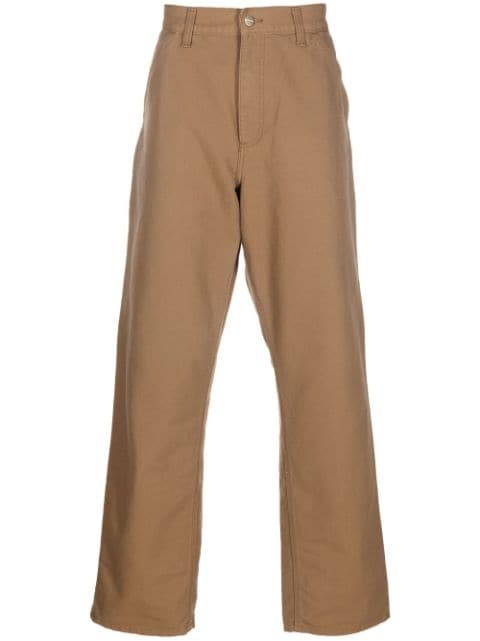 Carhartt WIP - logo-patch straight leg trousers