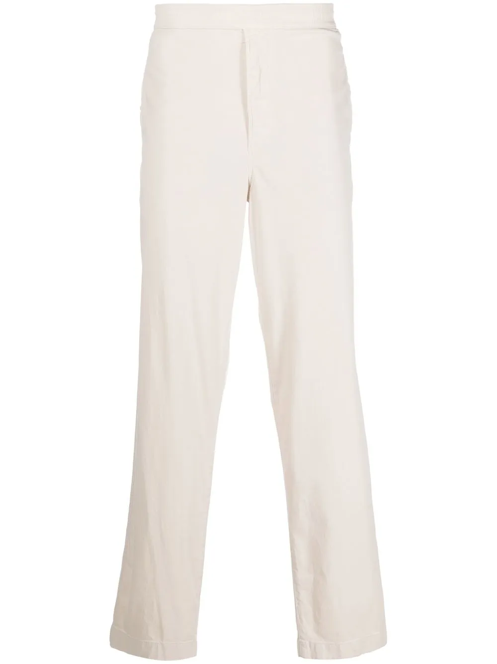 

Theory straight-leg cotton trousers - Neutrals