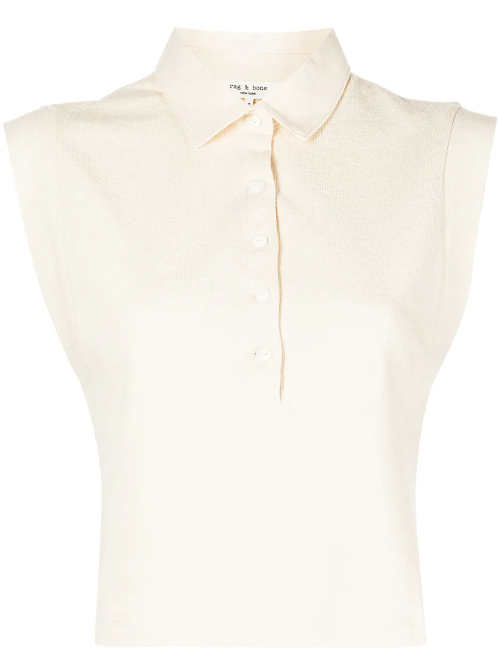 

Rag & Bone playera tipo polo McKenna - Neutro